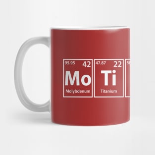 Motivates (Mo-Ti-V-At-Es) Periodic Elements Spelling Mug